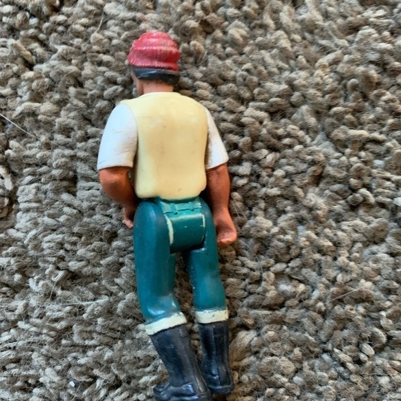 Vintage 1974 Fisher Price Toys Adventure People Lumberjack Hawk Figure - Picture 2 of 2